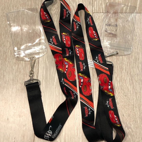 🥳Last day 6/30/25🥳 NEW 3 lanyards Disney Pixar Cars Carsland McQueen - Picture 3 of 8
